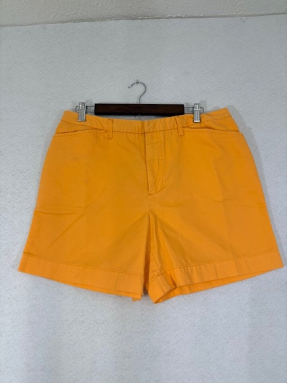 CHEROKEE Orange Shorts Creamsicle High Rise Summer Casual Size 14